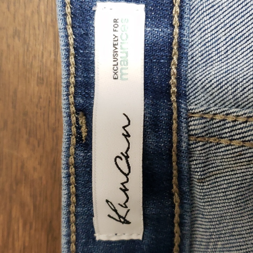 NWT Kancan Distressed Raw Hem Jeans sz 7 - Picture 7 of 7